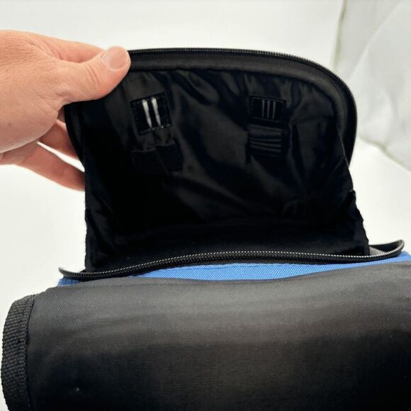 Nintendo 3DS DS DSi Lite Carrying Case Blue - No Strap Hand Held System - Picture 5 of 9